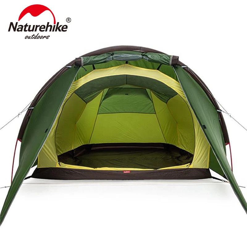 Naturehike 2020 New Tunnel Camping Tent Outdoor Survival Windproof Rainproof Shelter 2-3 Person 4 Seasons Outdoor Camping Tent