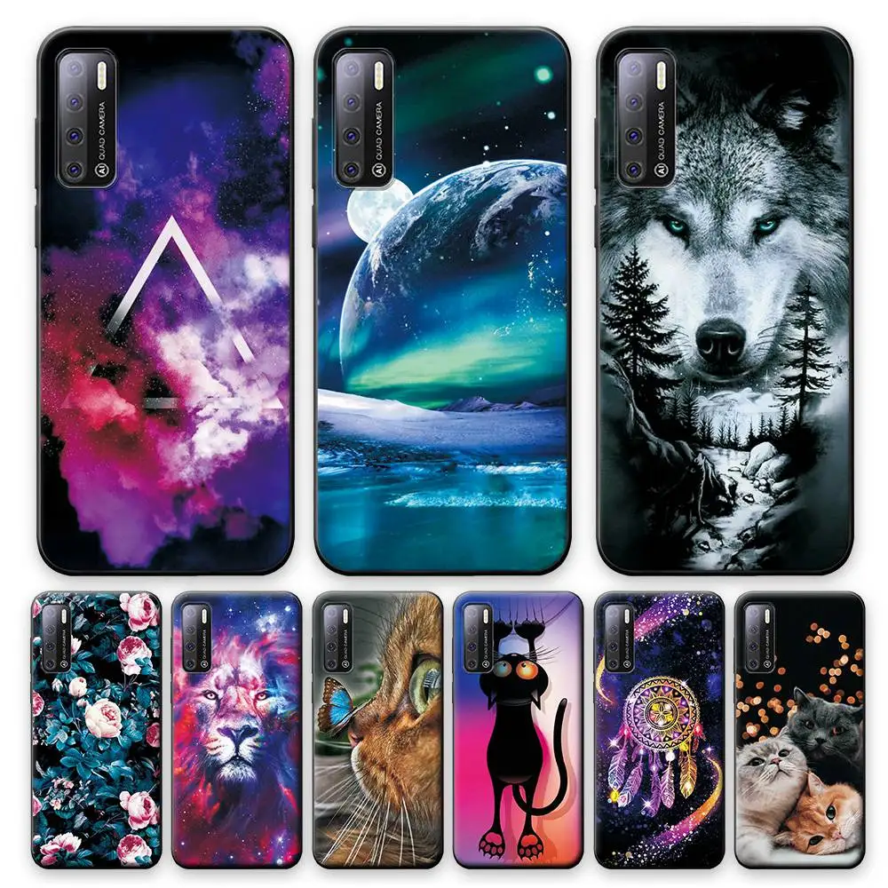 Чехол для Tecno Power 4, мультяшный чехол на заднюю панель для Tecno Power 4, чехол для Tecno Power 4, мягкий чехол с рисунком чехол для телефона, 7,0 дюйма