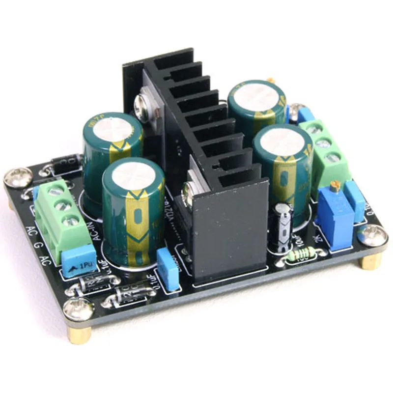 LM317_LM337 5-24V Adjustable Power Regulator Board For Power Amplifier