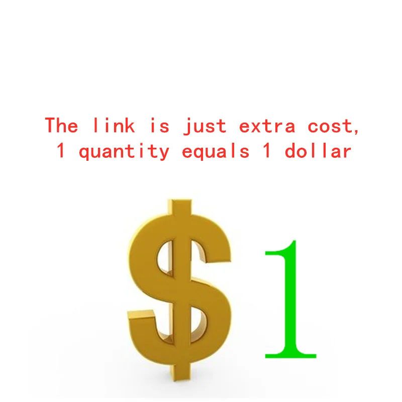 

The link is just extra cost, 1 quantity equals 1 dollar