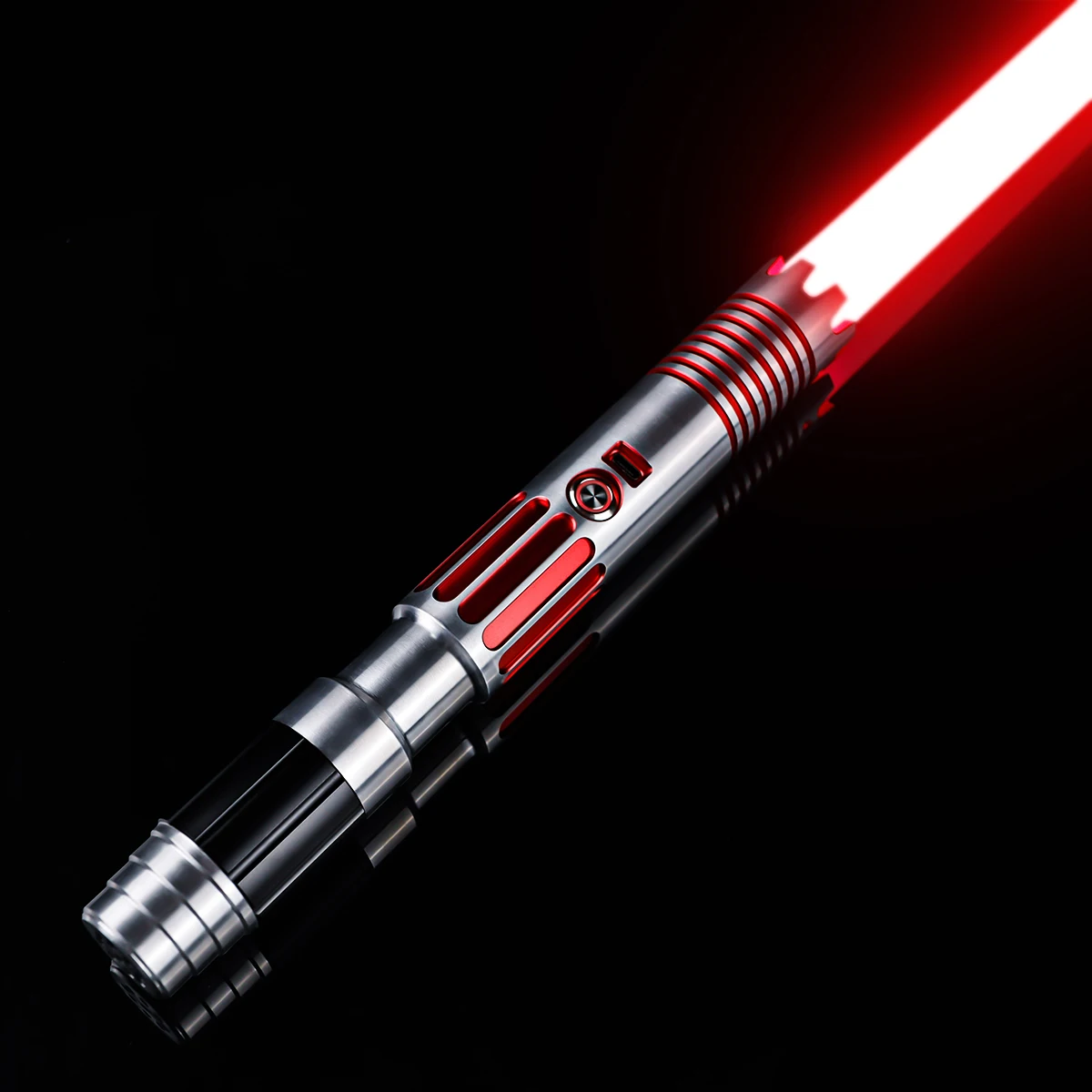 Lgt Damiensaber Lightsaber-Gevoelige Smooth Swing Licht Sabels Met 12 Kleuren Veranderen 9 Geluid Lettertypen Zware Dueling Training