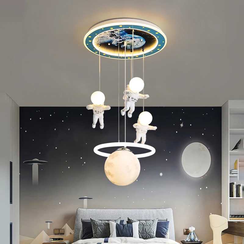 Decorazione domestica lampadario moderno per camera da letto camerette lampade da soffitto illuminazione interna lampadari a led intelligenti