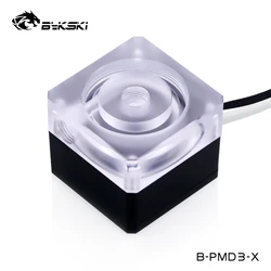 Bykski Black Computer DDC Pump,Quiet , 600L/H ,4PIN Molex Plug ,12v PWM Cooled Water Pump,B-PMD3-X