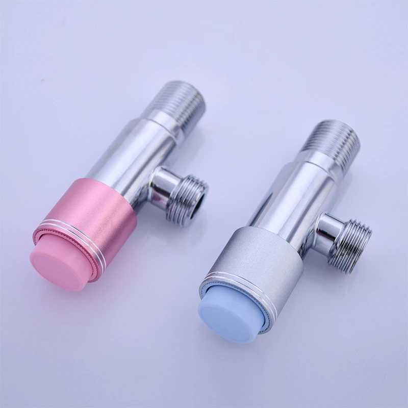 2pcs Angle Valve 304 Stainless Steel 1/2