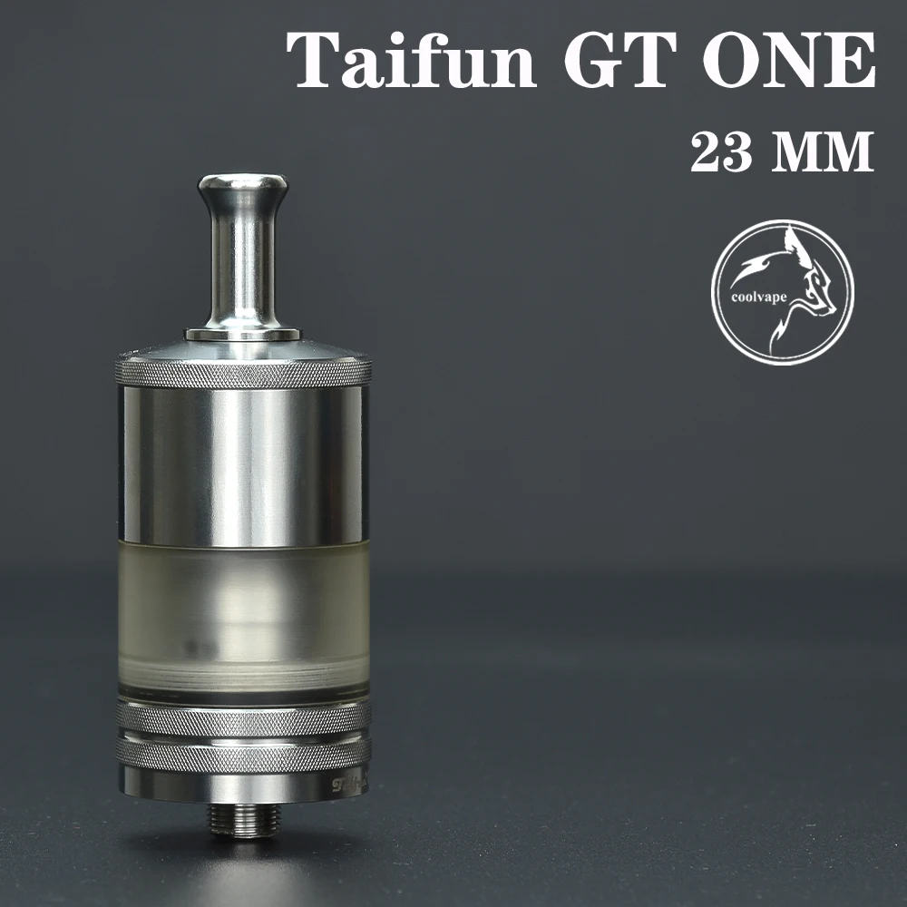 

Новинка 2022, атомайзер taifun gt one rta SS 316, емкость 4,3 мл, резьба 510, диаметр 23 мм, vs Taifun gtr, набор для вейпа, боксмода