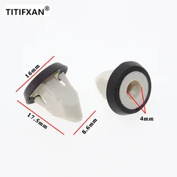 10Pcs Car Rear License Plate Frame Fixed Base Fastener Clip For BMW 318i 320i 325i 523Li 530 X1