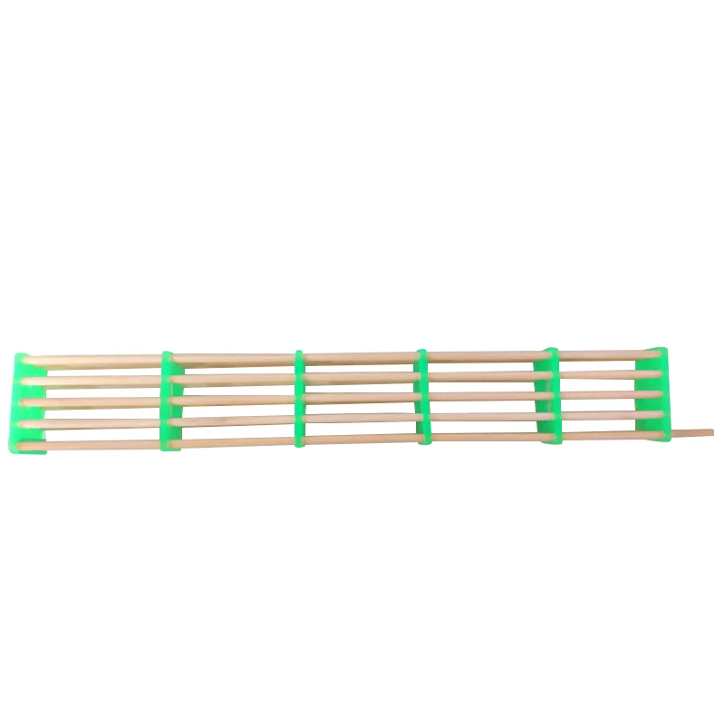 20pcs Bamboo Queen Cage Lengthening 5 Sections Bamboo Queen Prison Cage Beekeeping Supplies Apiculture Tools