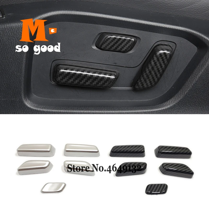 

ABS Carbon fiber For Mazda CX5 CX-5 & 6 Atenza 2017 18 19 2020 Car Seat Adjustment Switch Button Control Cover Trim Accessories