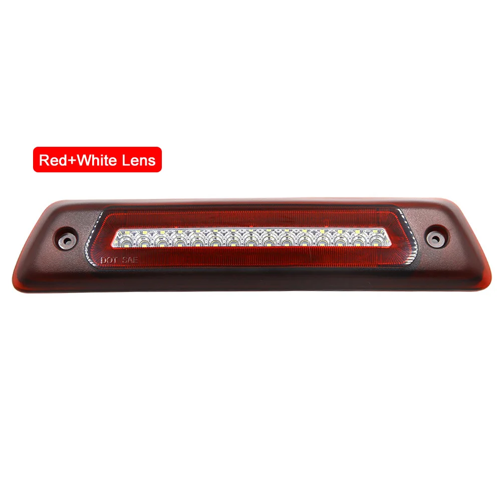 2-in-1 LED Rear High Red LED Brake Stop Lamp With White Roof Cargo Lights For Ford F-150 2009 2010 2011 2012 2013 2014