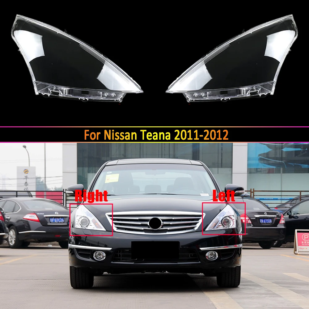 

For Nissan Teana 2011 2012 Headlight Housing Shell Lamp Shade Lens Transparent Headlamp Cover Plexiglass