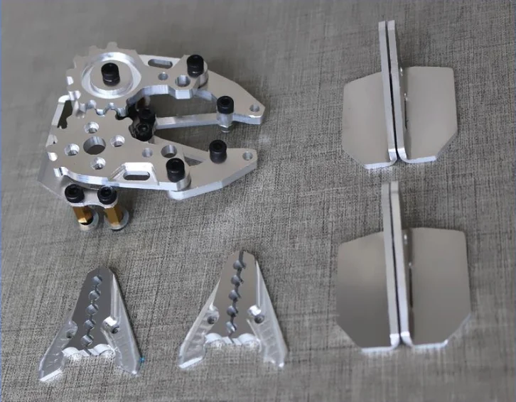 Metalen Manipulator Robot Arm Robotachtige Grijper Klauw Klem Grip Einde Met Mg996r Servo