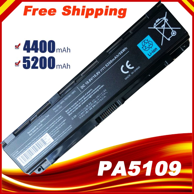 Wholesales new Laptop Battery for Toshiba PA5024U-1BRS PA5023U-1BRS PA5026U-1BRS PA5023 Free shipping