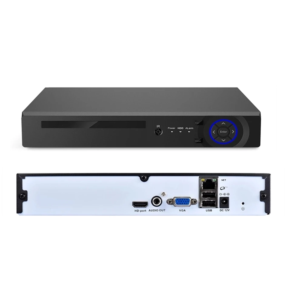 Cámara grabadora de seguridad IP 16/32 canales 4K NVR grabadora de vídeo en red de 8MP XMEYE P2P para cámara de videovigilancia IP de 2MP/3MP/5MP/8MP