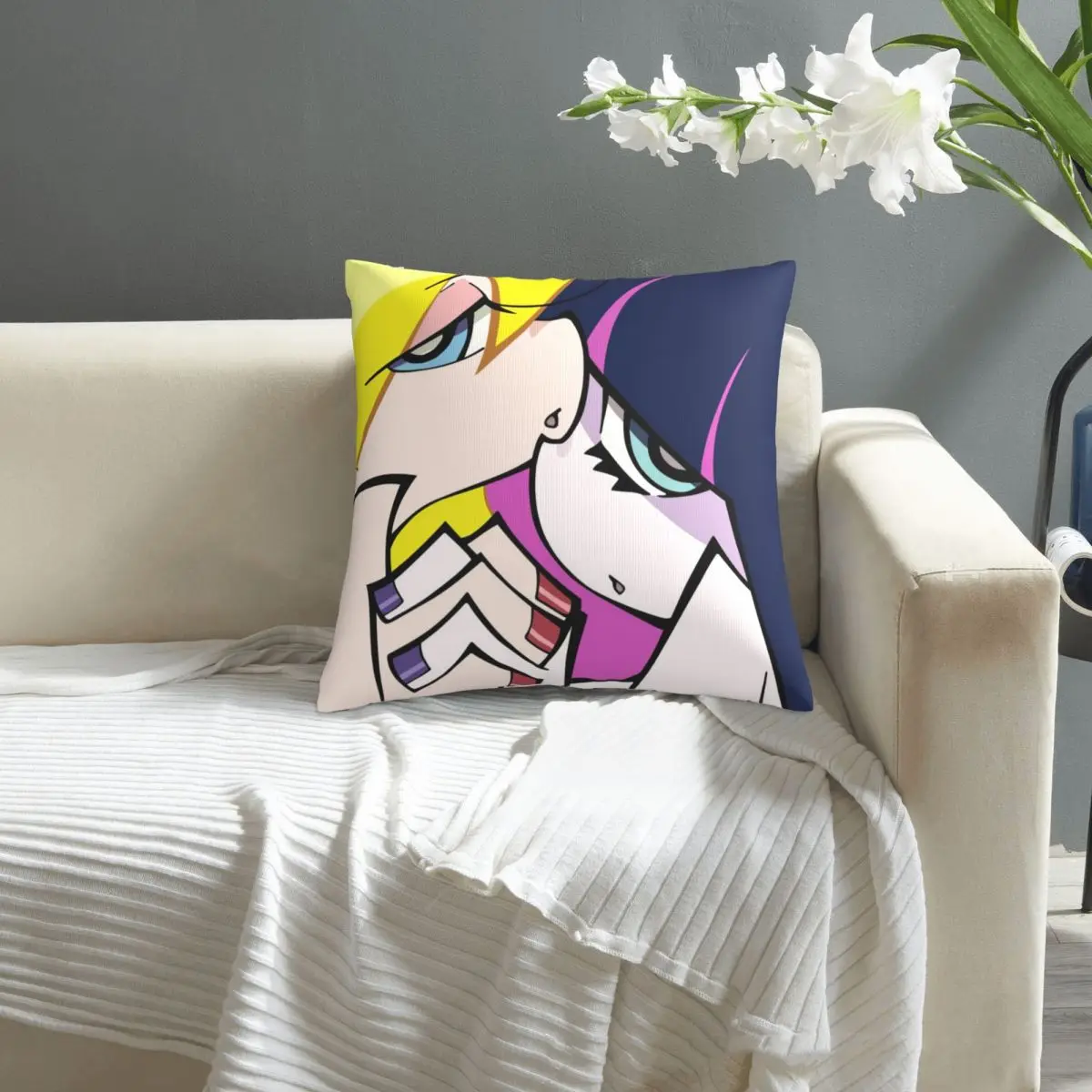 

Panty And Stocking With Garterbelt pillowcase printed cushion cover sofa waist pillow pillow cover