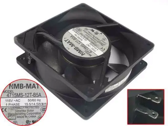 NMB-MAT 4715MS-12T-B5A D00 AC 115V 15.5/14.5W Server Cooling Fan