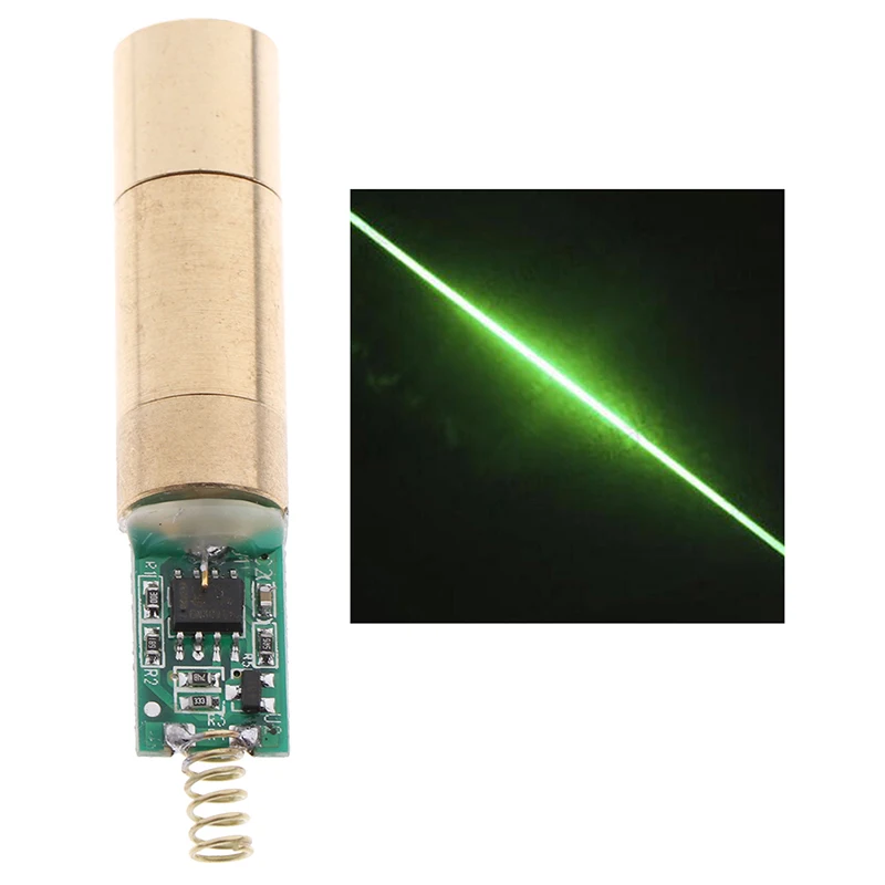 Imagem -04 - Linha Verde Módulo Laser Dot Rays Laser Módulo Diodo Laser Luz Livre Driver Laboratório Trabalho Constante 30 50 50mw 532nm