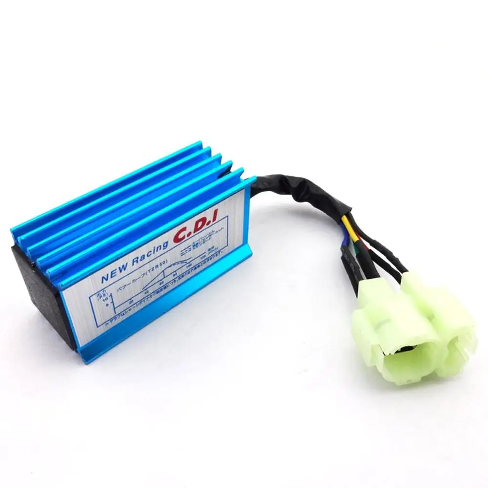 

Motorcycle Blue 6 Pin Racing AC CDI Ignition Box 6pin for GY6 50cc 125cc 150cc Moped Scooter ATV Quad