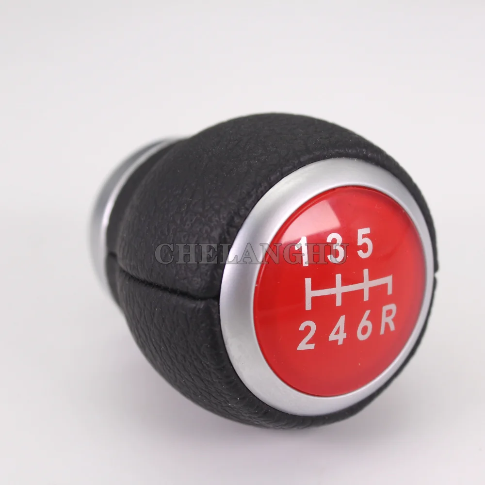 For Subaru Impreza WRX STI 2009 2010 2011 2012 2013 2014 2015 2016 2017 2018 Car-styling 6 speed Leather Gear stick shift knob