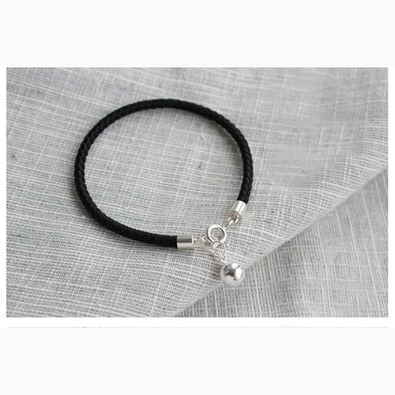 La Monada Bell Red Thread For Hand 925 Sterling Silver Bracelet Red Thread String Rope Bracelets For Women Silver 925 Couple
