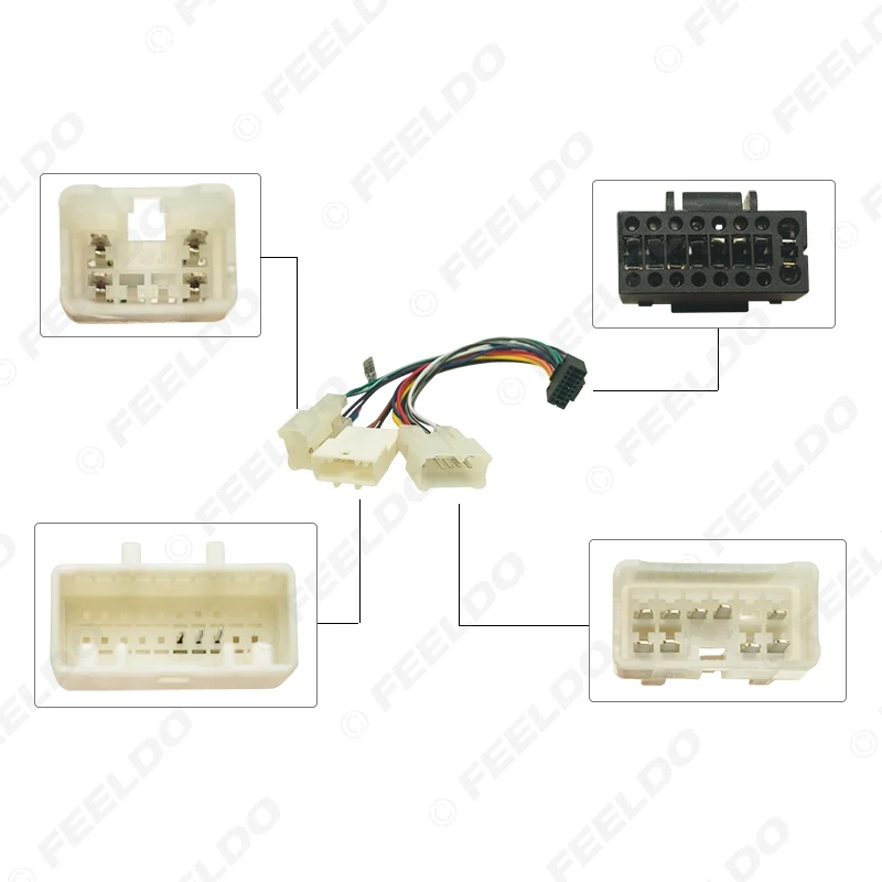 Car Head Unit Wire Harness Adapter For Toyota OEM Car Radio Harness