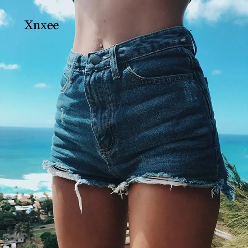 

Womens Shorts Summer High Waisted Denim Shorts Jeans Women Short New Femme Push Up Skinny Slim Denim Shorts Pants Clothing