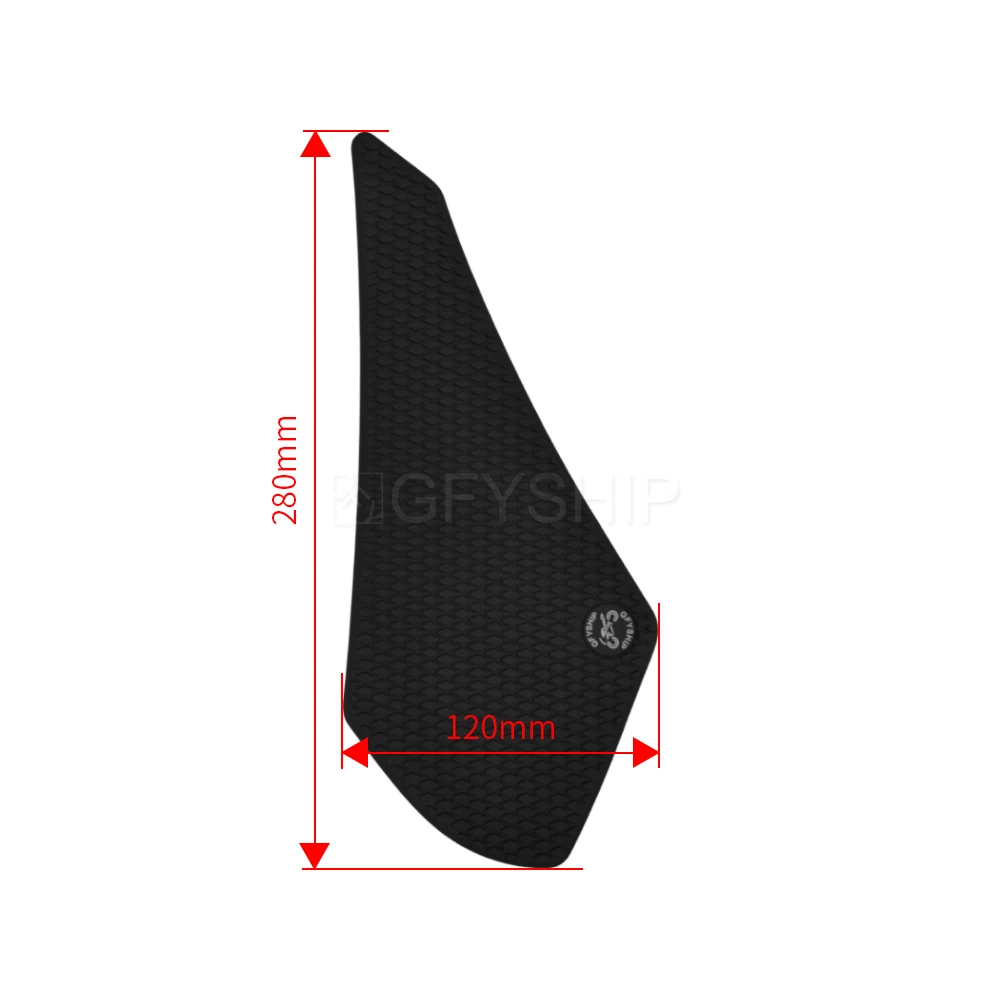 Pegatinas antideslizantes para tanque de motocicleta, calcomanías laterales para Suzuki Bandit 650 2007-2012 Bandit 1250 GSX1250 07-16 GSF650 GSF 650 1250