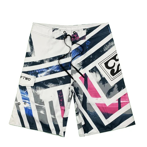 Imagen 2 del producto Pantalones cortos de natación estampados para hombre, Bermudas para surfear en la playa, correr, ropa de baño informal para Fitness, novedad de 2024