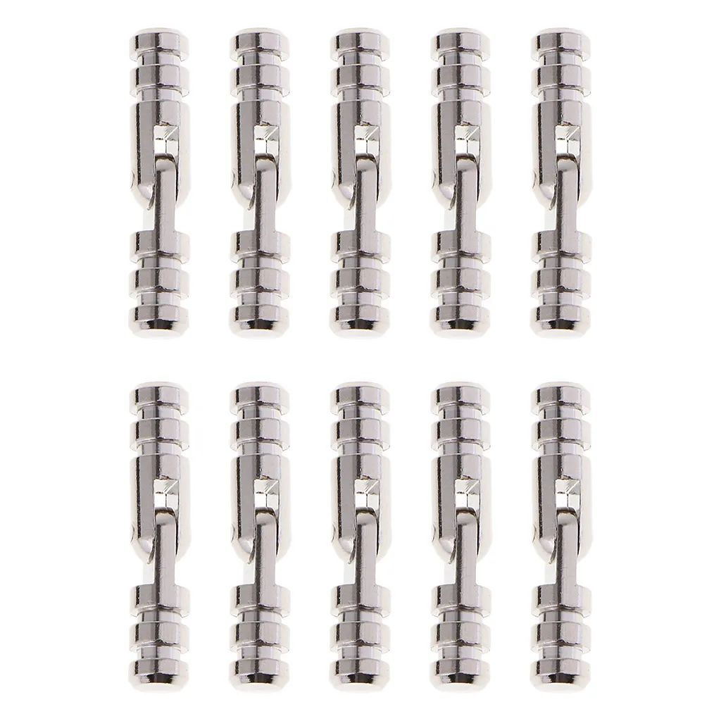 10x Copper Barrel Mini Craft Gift Wooden Box Cylindrial Hinge Hidden 25*5mm
