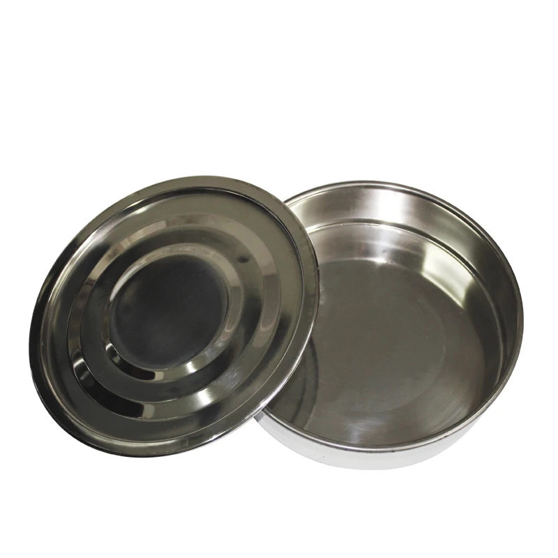 304 Stainless Steel Lid And Bottom Test Sieve Standard Test Sieve Laboratory Sieve   Diameter 10cm