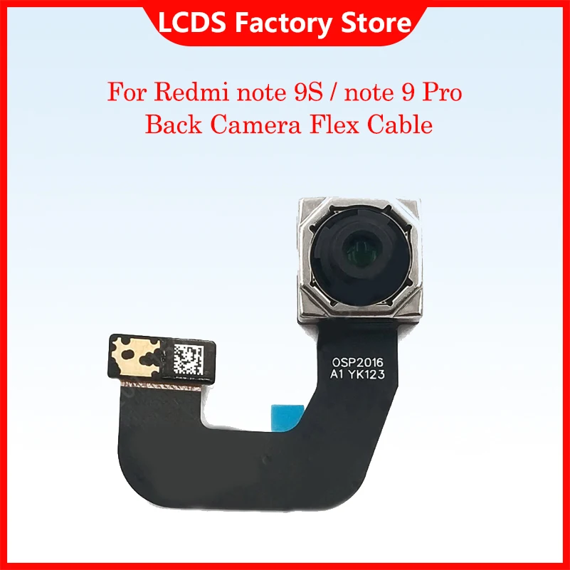 For Xiaomi Redmi Note 9s Note 9 Pro 9s Back Main Big Camera Module Replacement Original Rear Camera Flex Cable