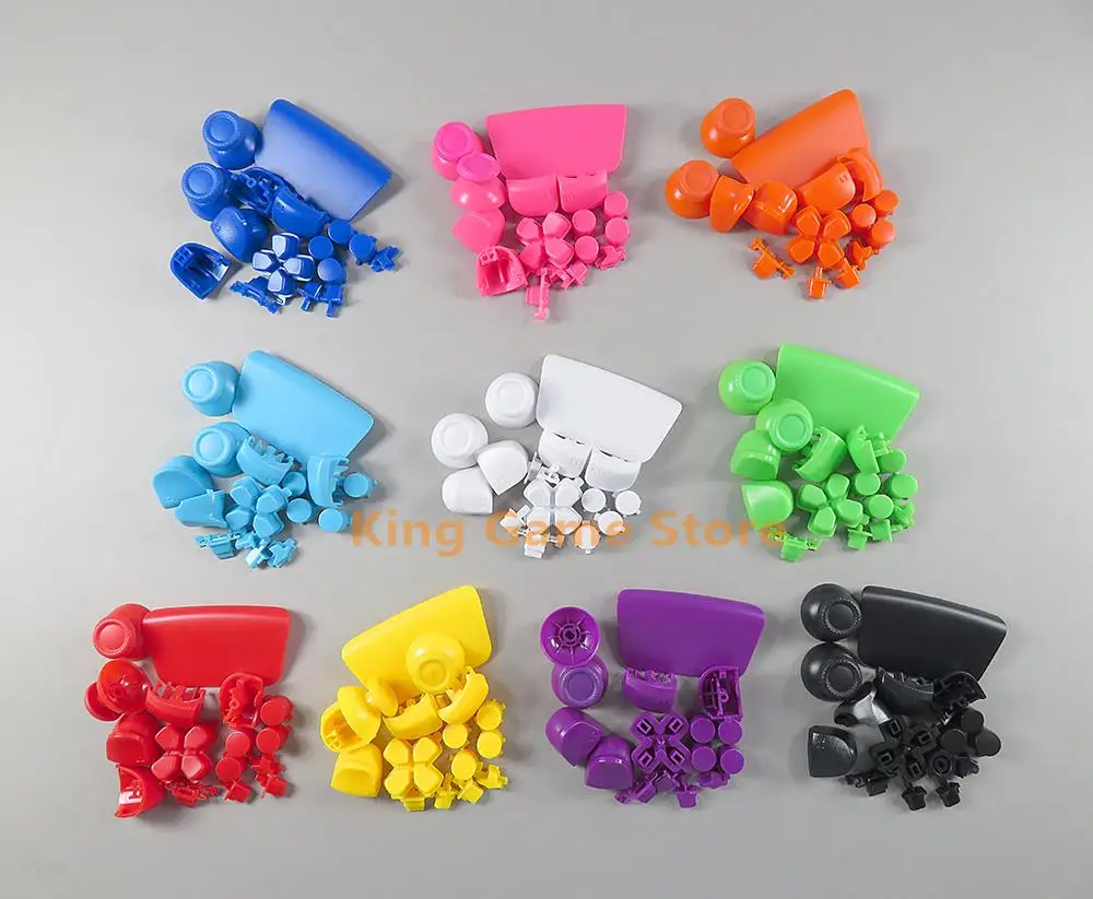 2sets/lot Full Button Sets For PlayStation 5 ABXY Buttons D-pad R1 L1 R2 L2 Direction Key Button Joysticks Caps For PS5 Parts