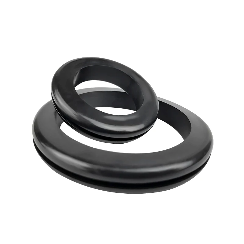10/50pcsDouble Sided Protect Rubber Grommet Ring6/12/23/25/30/35/40/50/60mm OS Non-toxic Odorless Rubber Gasket For Protect Wire