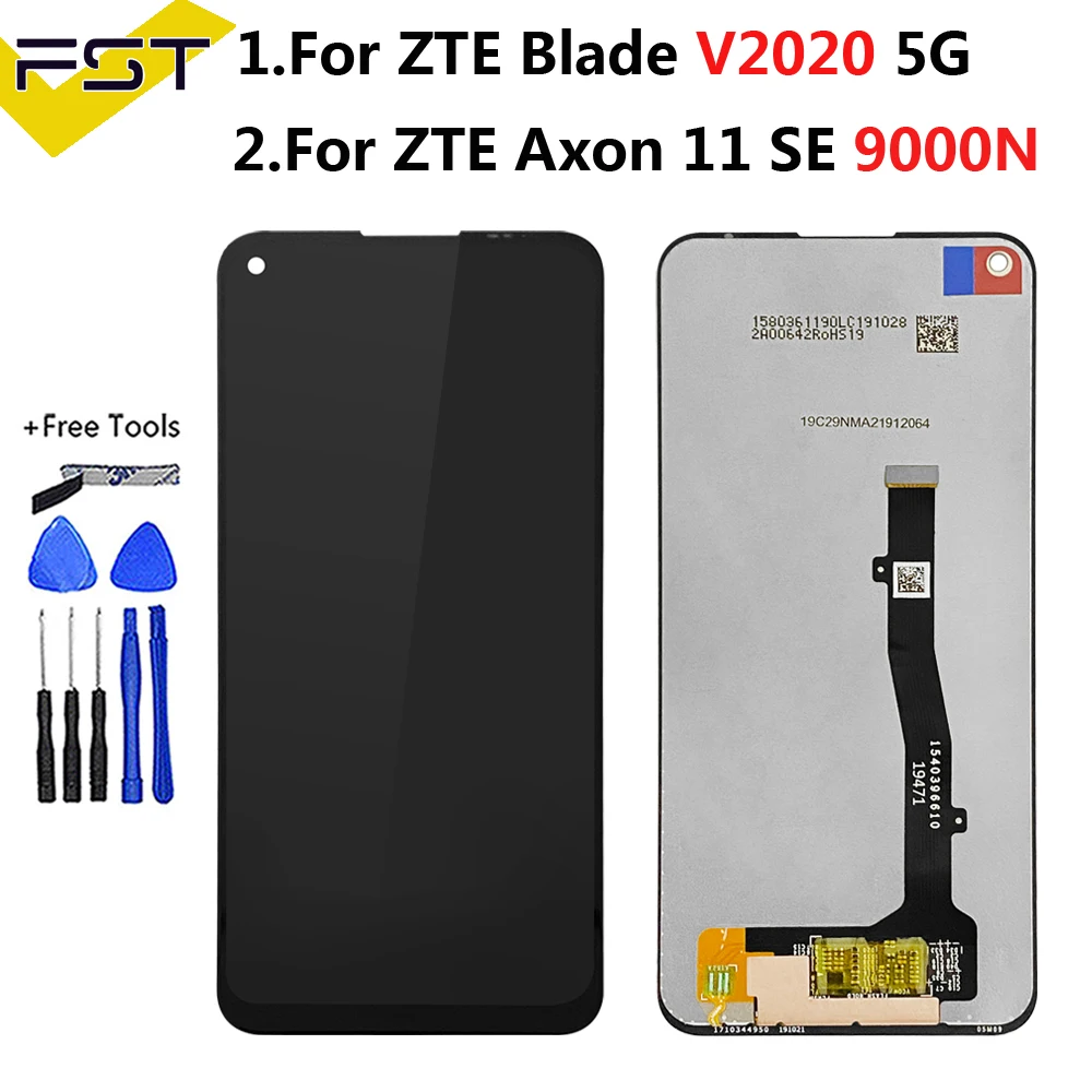 

For ZTE BLADE V2020 5G / Axon 11 SE 9000N LCD Display With Touch Screen Sensor Glass Digitizer LCD For V2020 Smart LCD ZTE 8010