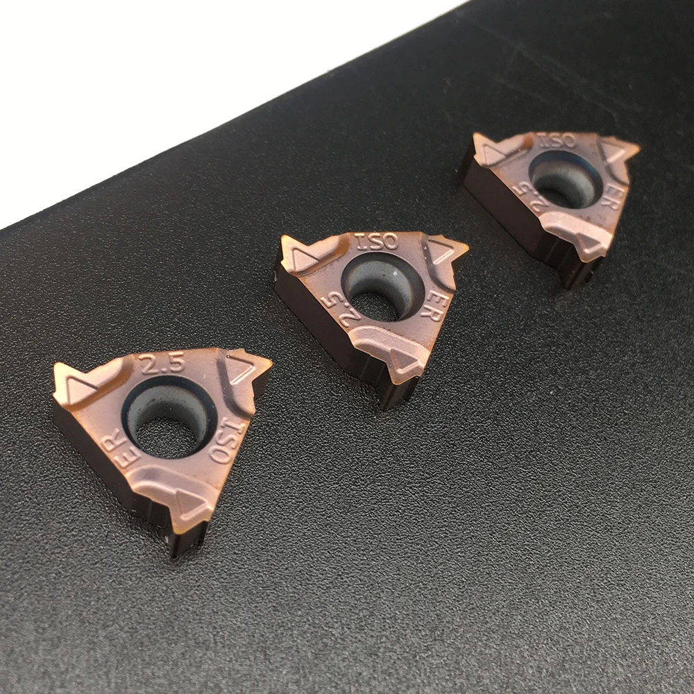10PCS 16ER M 2,5 ISO FT1125 Werkzeughalter Threading Einsätze CNC Drehen Werkzeug Edelstahl Und Stahl Teile Sind Universal drehmaschine