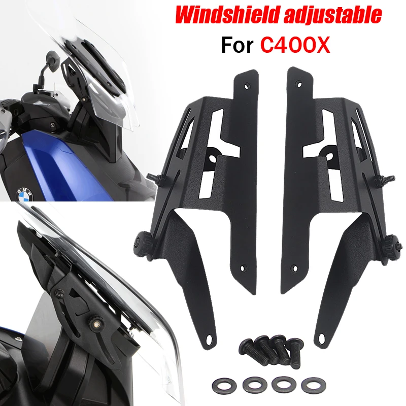 

Windshield adjustable bracket windshield adjuster within 60 mm For BMW C 400X C400X C 400 X Motorcycle Accessories C400 X c400x