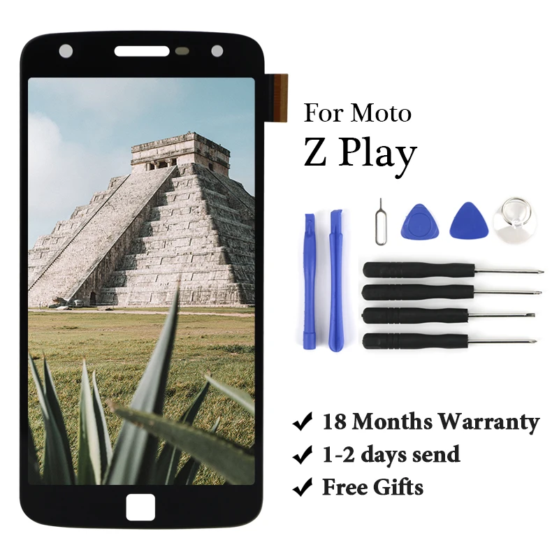 Good Display For moto Z Play XT1635 LCD Display With Touch Screen Digitizer Assembly For moto Z Play XT1635 LCD Display