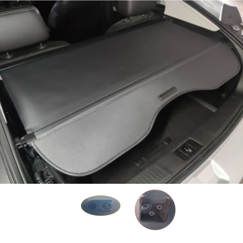 Black Rear Cargo Cover Retractable Luggage Security Shield Accessories for Nissan Qashqai J11 2014 2015 2016 2017 2018 2019