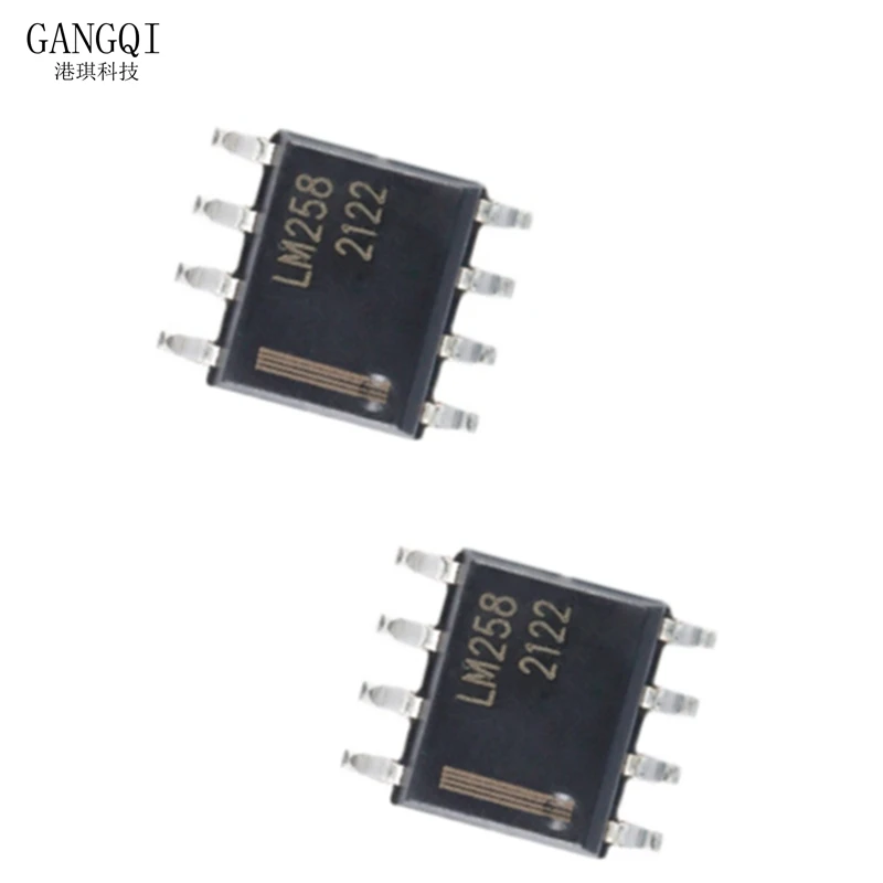 10PCS LM258DR SOP8 LM258 SOP 258DR SMD Dual Operational Amplifier IC New In Stock