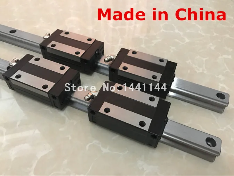 2 set linear rails HGR15+1 ballscrews SFU1605 any length+ballscrew supportBK/BF12+1 couplers for CNC