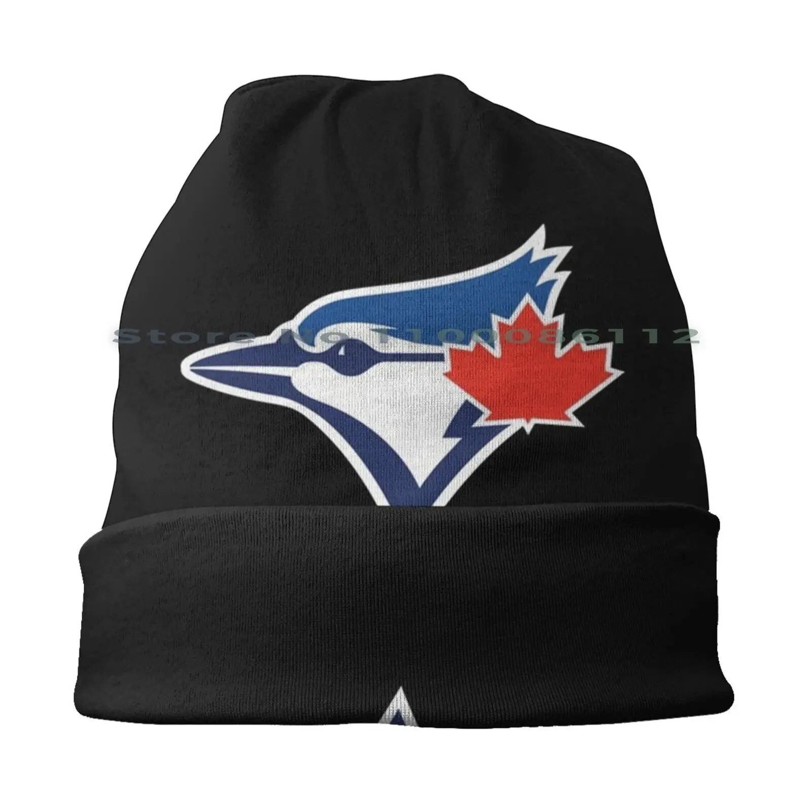 Jays-Toronto beanie czapka z dzianiny Logo niebieska czapka bez ronda czapka z dzianiny prezent na co dzień kreatywny