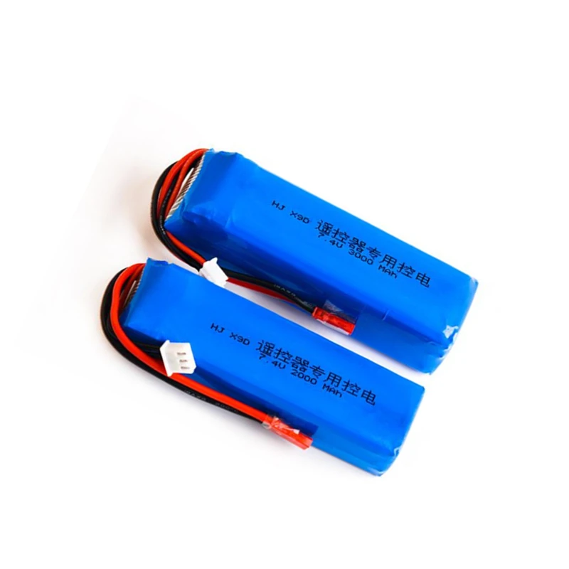 Originale 7.4V 3000mAh Lipo Batteria per Frsky Taranis X9D Più Il Trasmettitore Giocattolo Accessori 2s 7.4v Ricaricabile batteria 5pcs