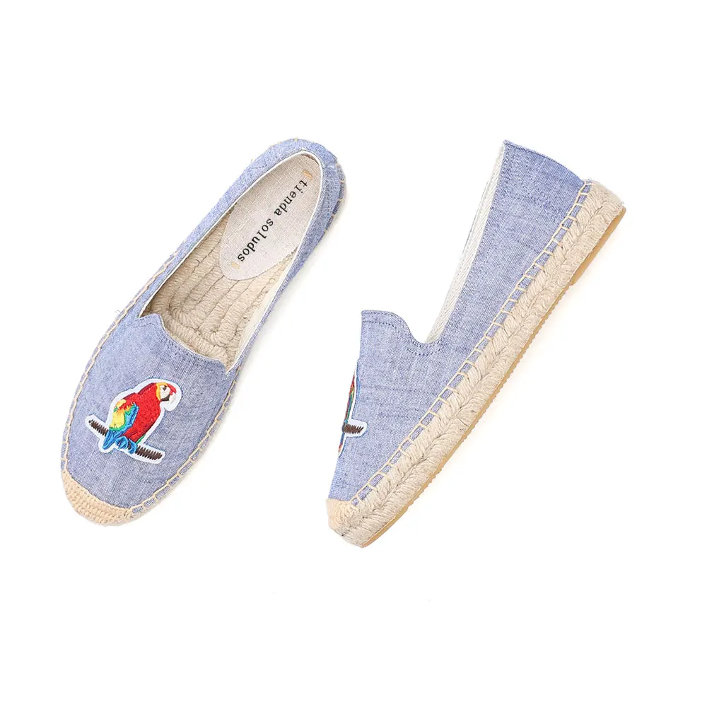 2021 Sapatos Tieada Soludos Fashion Flat Shoes Espadrilles For Casual Slip On Ballerina Flats Nurse Woman Espadrille Shallow