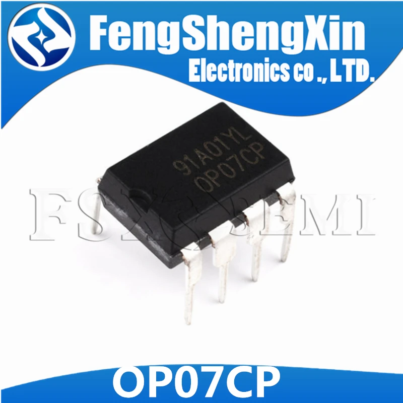 100pcs/lot OP07C OP07CP DIP-8 0P07CP Operational Amplifier IC