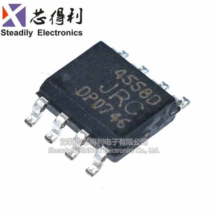 10pcs/lot JRC4558D JRC4558 Dual Operational Amplifier Brand New & Original SOP-8