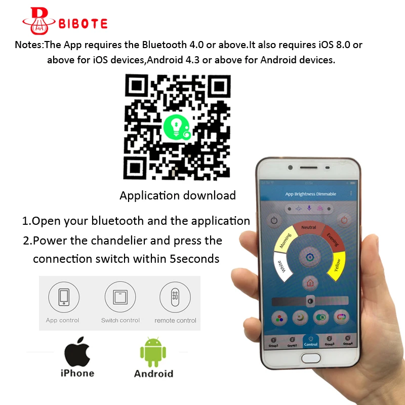 LED Chandelier Modern Ceiling chandeliers Lighting Lustre For Living Room Bedroom kitchen With Remote Control Light Fixtures