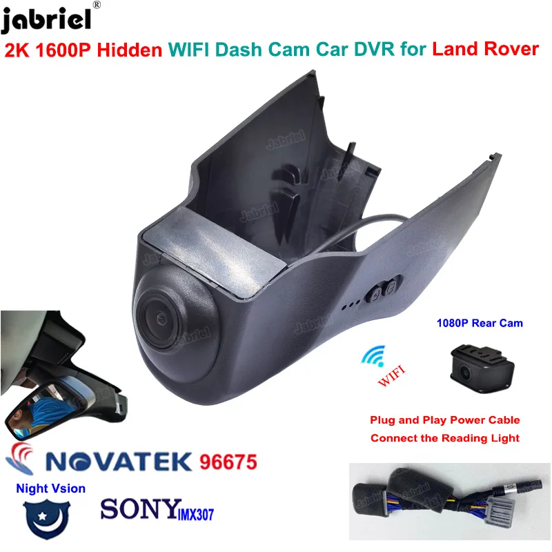 

New 2K Wifi Car Dvr Dash Cam Camera Recorder For Land Rover Range Rover Sport Range Rover Evoque Range Rover 2014 2015 2016