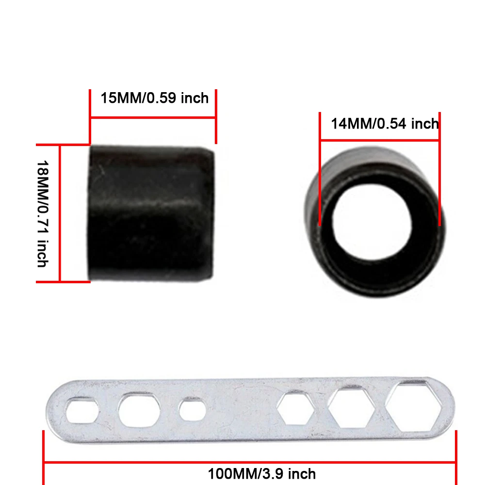 Boquillas consumibles para soldador Mig, soportes de puntas de contacto, puntas conductoras para soplete de soldadura 15AK MB15 Mig Co2, 20 unidades