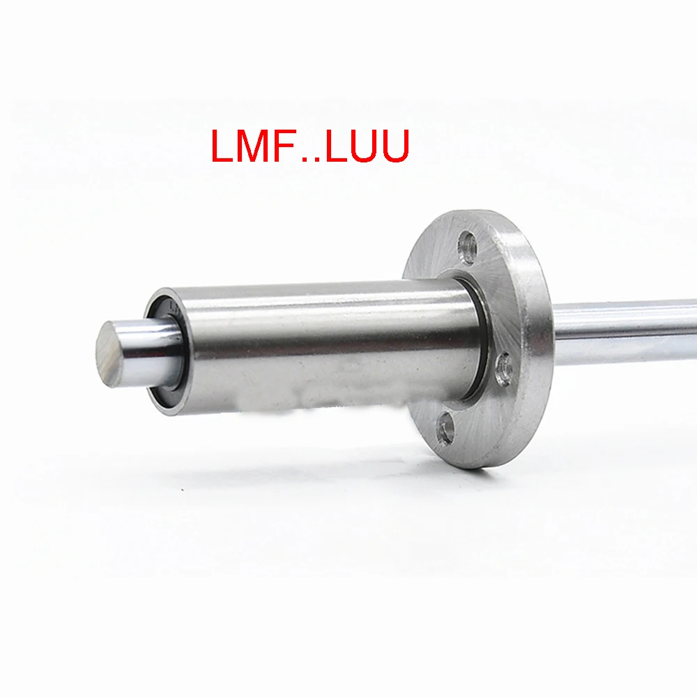 

LMF6-40LUU Round Flange Mount Linear Bearing/Router Shaft Linear Bushing Bearings Lengthening Type