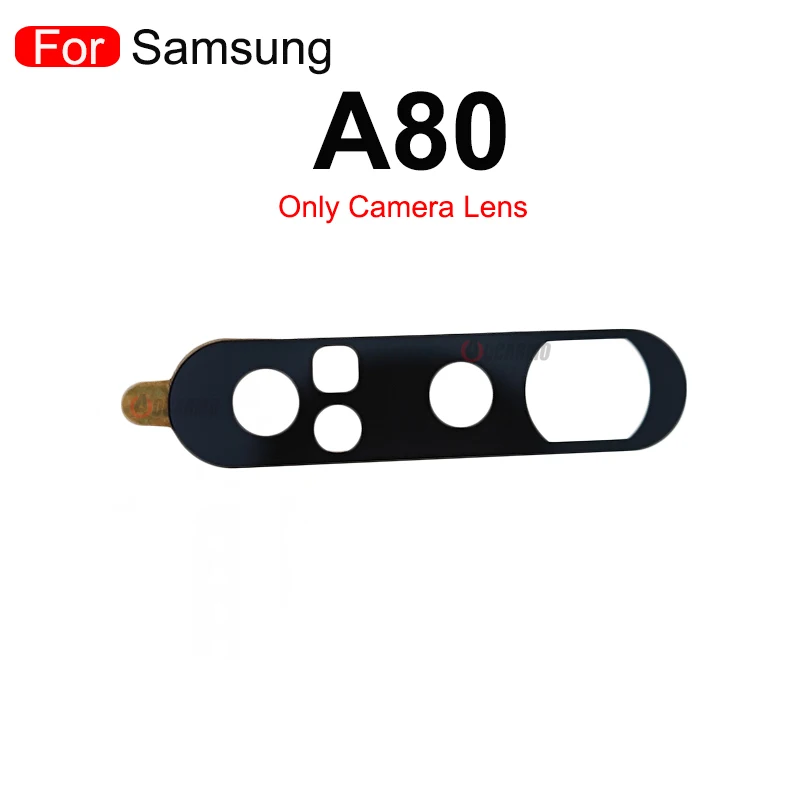 Rear Camera Glass Lens With Frame Holder For Samsung Galaxy A80 805F Replacement Parts