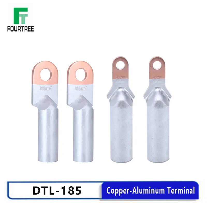 DTL-120-185 Small Head Copper Aluminum Terminal for Air Switch Circuit Breaker Wiring Connector Nose Lug Electric Power Fittings